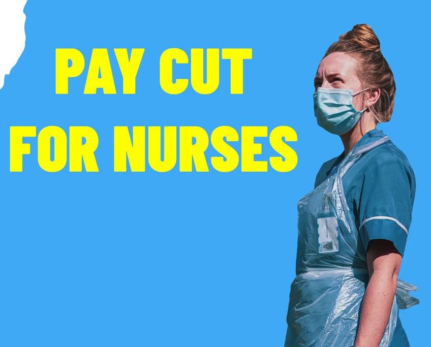 Pay cut for NHS Heroes