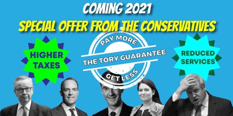 Pay more get Less - Tory Guarantee