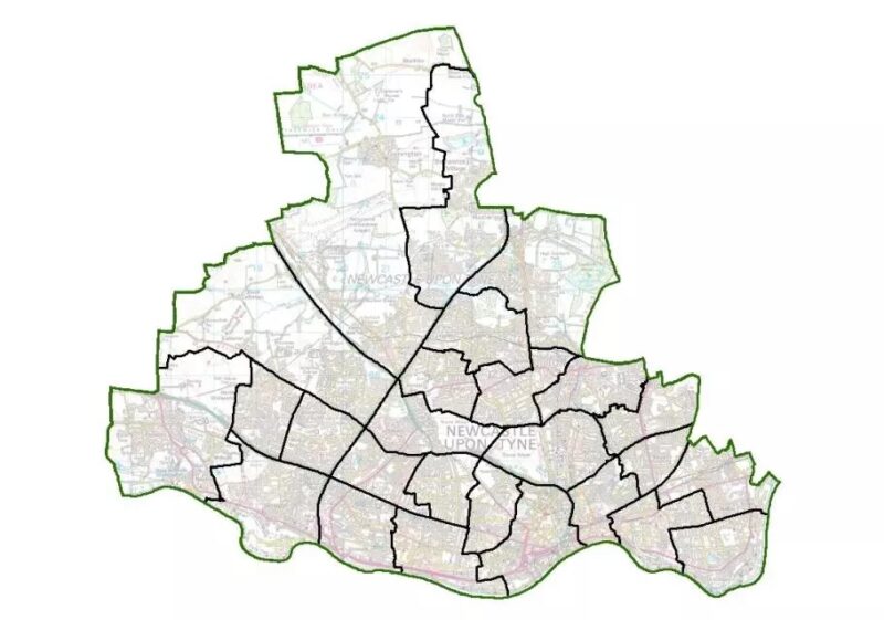 The new ward boundaries from May 2026.